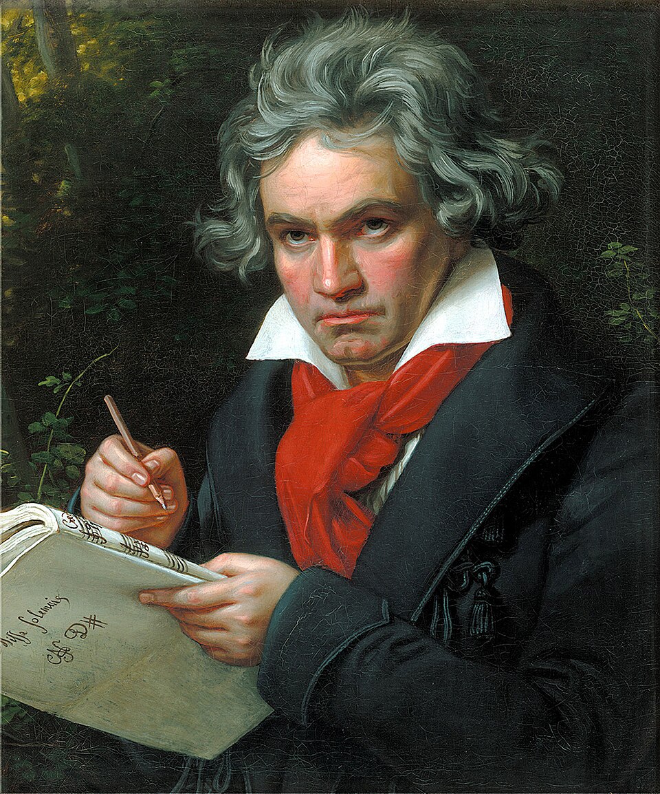 Illustration of Ludwig van Beethoven