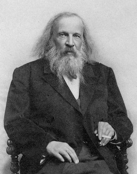 Illustration of Dmitri Mendeleev