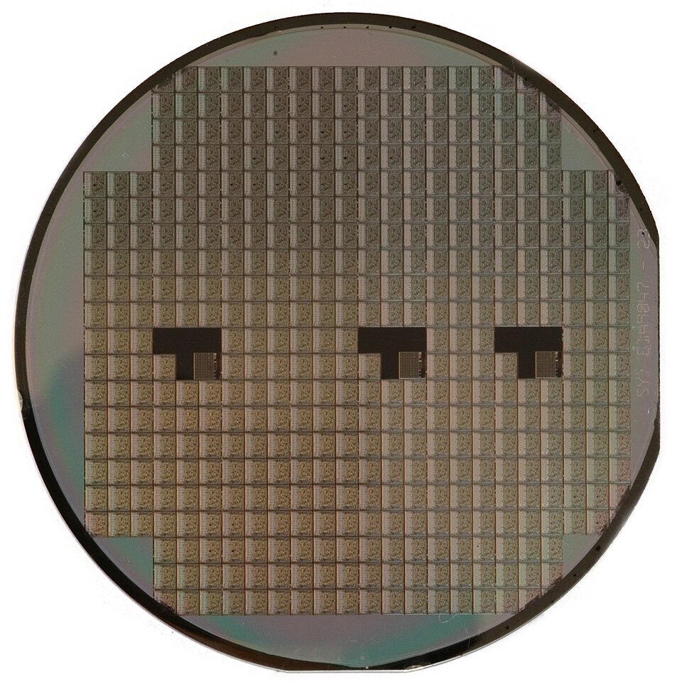 Illustration of Monocrystalline Silicon (Czochralski)